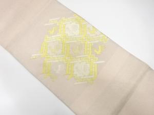 アンティーク　綴れ　有栖川文様織り出し袋帯（材料）